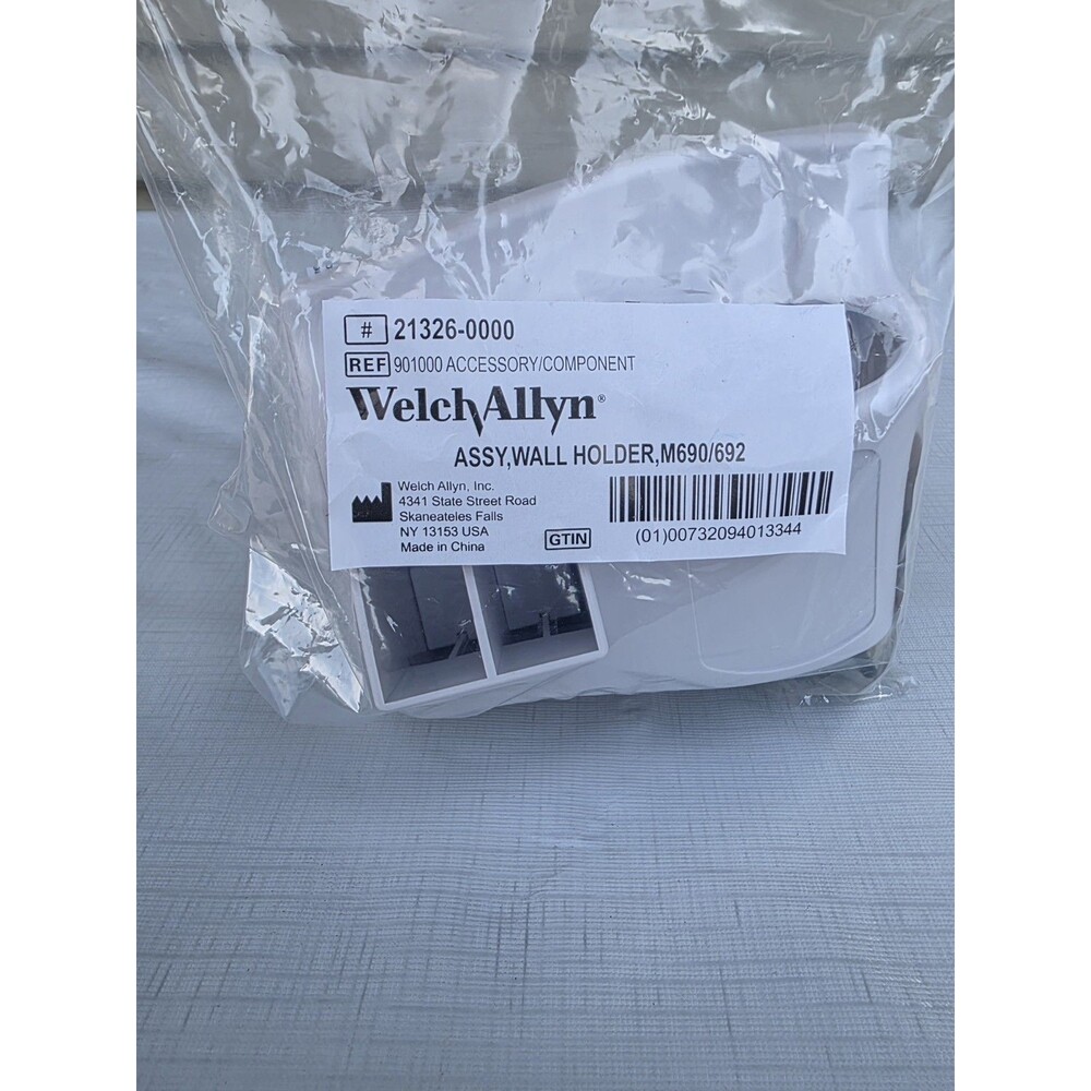 WELCH ALLYN ASSY, WALL HOLDER, M690/692 #21326-0000 REF 901000